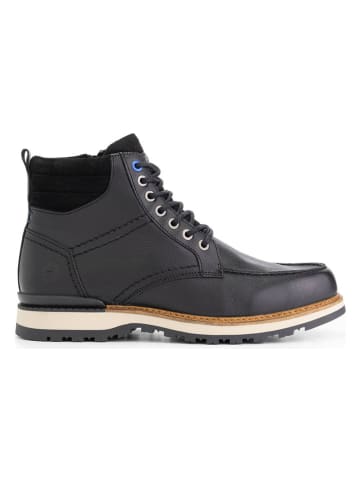 TRAVELIN' Leren boots "Levring" zwart