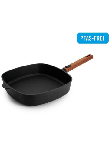 Woll Braadpan zwart/bruin - (L)28 x (B)28 cm