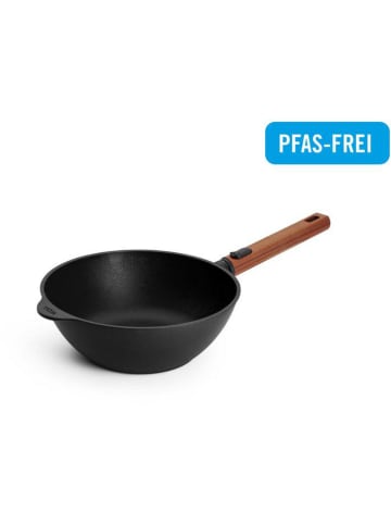 Woll Wokpan zwart/bruin - (H)9 x Ø 24 cm
