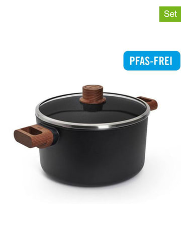 Woll 2-delige set: kookpan zwart - 4,5 l