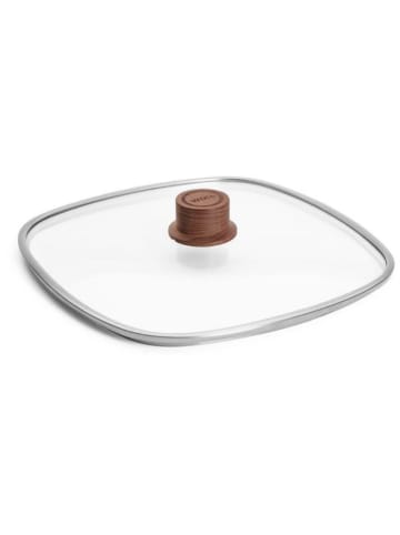 Woll Deksel van veiligheidsglas - (B)28 x (D)28 cm