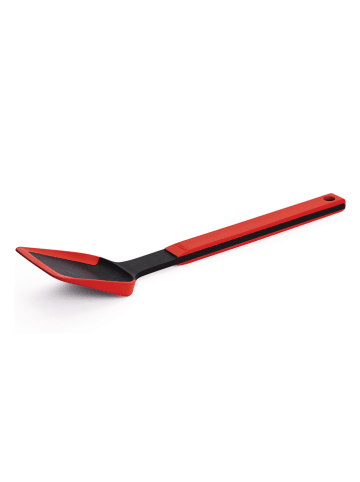 Woll Spatel rood/zwart - (L)32 cm