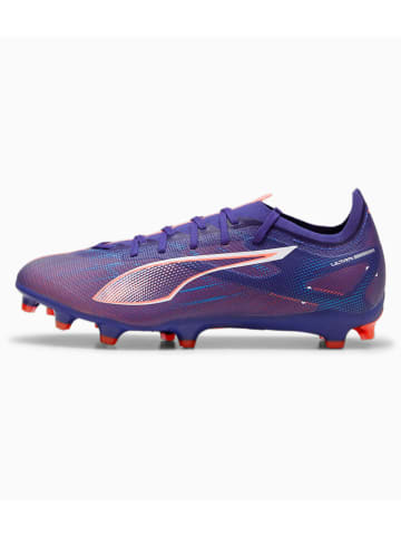 Puma Nocken-Fußballschuhe "Ultra 5 Match" in Dunkelblau/ Rosa