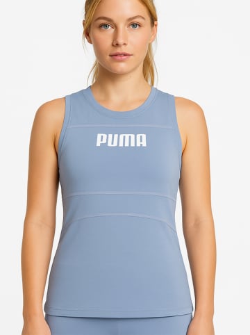 Puma Top sportowy w kolorze błękitnym