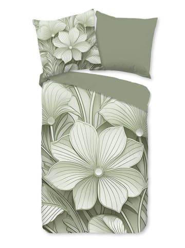 Good Morning Beddengoedset  "Artdeco" groen