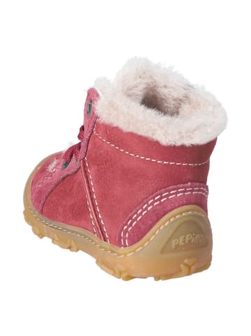 PEPINO Leder-Lauflernschuhe "Elia" in Pink