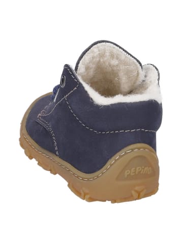 PEPINO Leren loopleerschoenen "Colin" donkerblauw