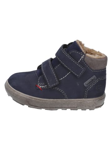 PEPINO Leder-Boots "Alex" in Dunkelblau/ Beige