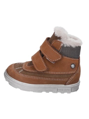 PEPINO Leder-Winterboots "Pedro" in Hellbraun