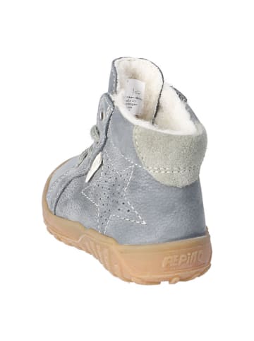 PEPINO Leder-Winterboots "Denny" in Grau