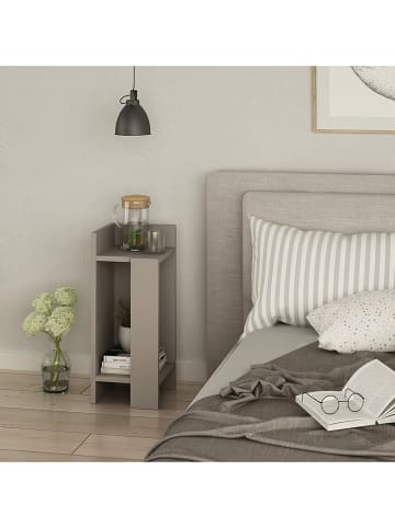 Evila Nachttisch "Elos Left" in Hellbraun - (B)25 x (H)60 x (T)27 cm