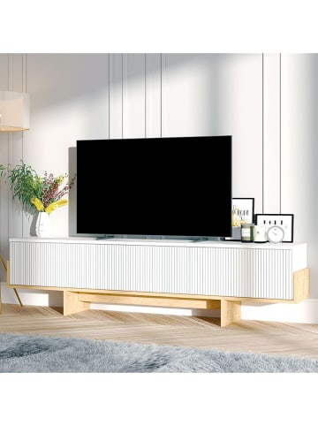 Evila TV-Regal in Weiß - (B)180 cm - (H)44,6 cm - (T)30 cm