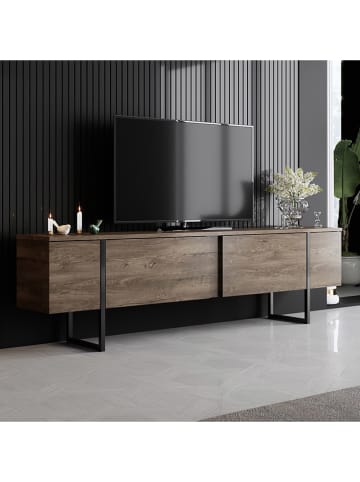 Evila TV-Regal in Braun - (B)180 x (H)50 x (T)30 cm