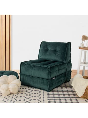 Evila Schlafsessel "Mocca" in Petrol - (B)65 x (H)78 x (T)78 cm