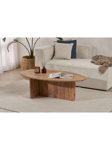 Evila Couchtisch in Hellbraun - (B)120 cm - (H)40 cm - (T)65 cm