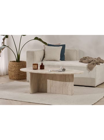 Evila Couchtisch in Beige - (B)120 cm - (H)40 cm - (T)65 cm