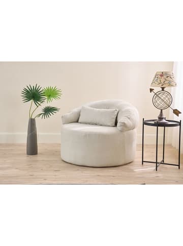 Evila Bank wit - (B)100 cm - (H)70 cm - (D)80 cm