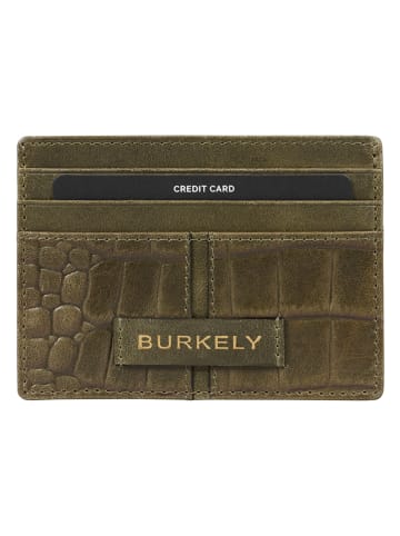 Burkely Leren pasetui kaki - (B)10,5 x (H)8,5 x (D)0,5 cm