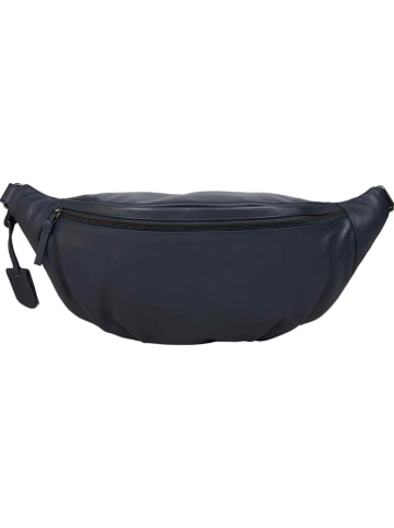 Burkely Leren borstbuidel "Just Jolie" donkerblauw - (B)32 x (H)18 x (D)9 cm