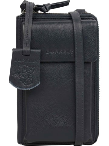 Burkely Leren smartphonetas "Just Jolie" donkerblauw - (B)11 x (H)17 x (D)3 cm