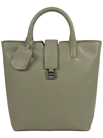 Burkely Leren handtas "Modest Meghan" lichtgroen - (B)26,5 x (H)31 x (D)13 cm