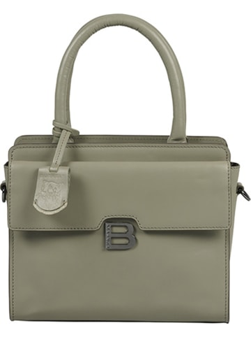 Burkely Leren handtas "Modest Meghan" lichtgroen - (B)25 x (H)17 x (D)6 cm
