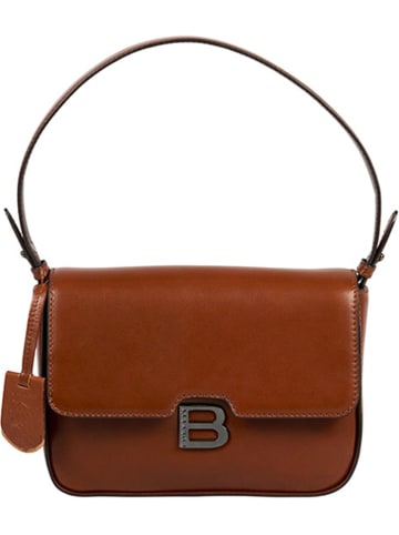 Burkely Leren schoudertas "Modest Meghan" cognac - (B)21,5 x (H)13,5 x (D)6,5 cm