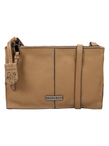 Burkely Leren schoudertas lichtbruin - (B)25 x (H)17 x (D)3 cm