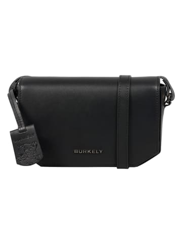 Burkely Leren schoudertas zwart - (B)20 x (H)13 x (D)5 cm