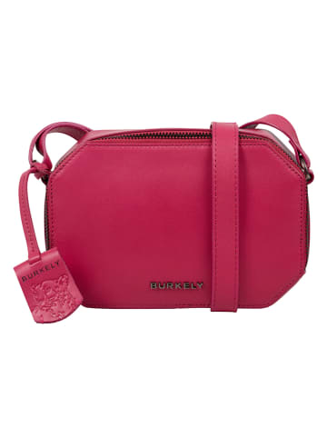 Burkely Leren schoudertas roze - (B)20 x (H)13 x (D)7 cm