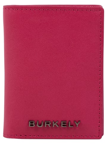 Burkely Leren portemonnee roze - (B)8 x (H)10,5 x (D)1 cm