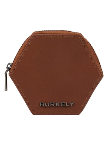 Burkely Leren portemonnee bruin - (B)11 x (H)11 x (D)2 cm