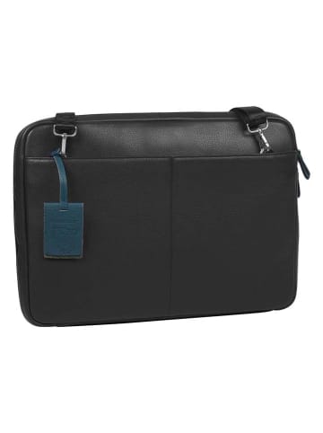 Burkely Leren laptoptas zwart