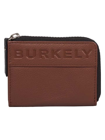 Burkely Leren portemonnee bruin - (B)11 x (H)8 x (D)1 cm