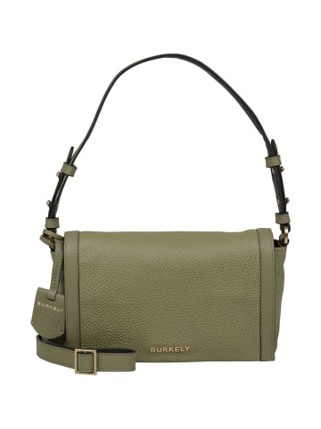 Burkely Skórzana torebka w kolorze khaki - 20 x 13 x 4 cm