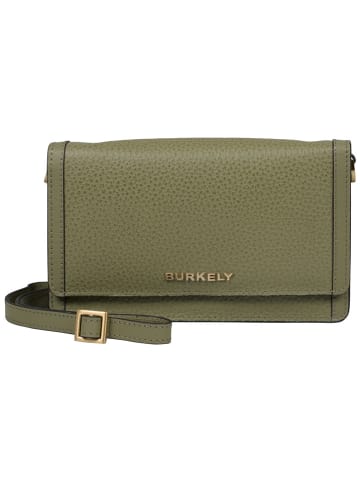 Burkely Leren smartphonetas "Kenn Keira" groen - (B)17 x (H)9 x (D)4 cm