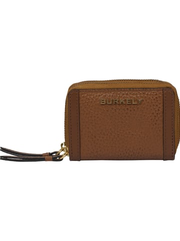 Burkely Leren portemonnee lichtbruin - (B)10 x (H)7 x (D)3 cm