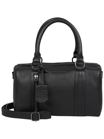Burkely Leren handtas zwart - (B)17 x (H)28 x (D)12 cm