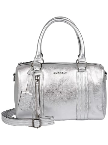 Burkely Leren handtas "Rock Ruby" zilverkleurig - (B)28 x (H)17 x (D)12 cm
