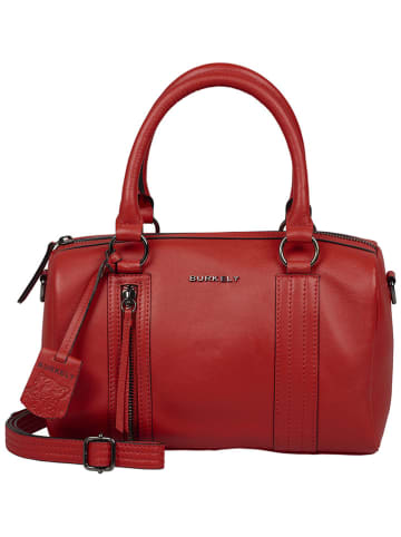 Burkely Leren handtas "Rock Ruby" rood - (B)28 x (H)17 x (D)12 cm