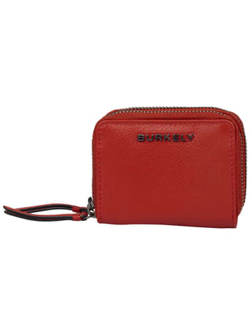Burkely Skórzany portfel "Rock Ruby" w kolorze czerwonym - 11 x 9 x 3,5 cm