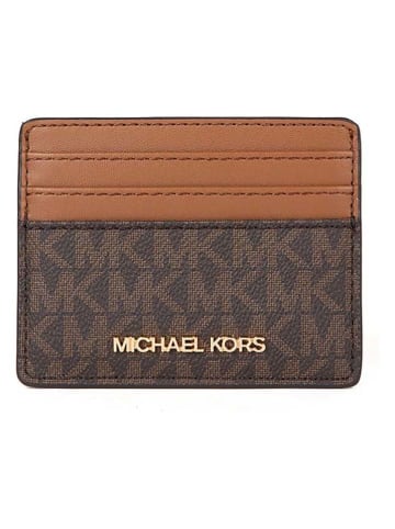 Michael Kors Kartenetui in Braun