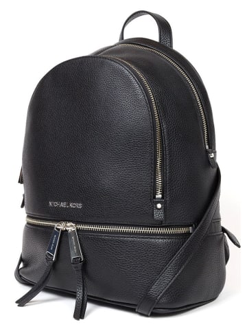 Michael Kors Leder-Rucksack in Schwarz - (B)25 x (H)30 x (T)11 cm