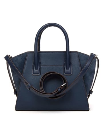 Michael Kors Leren handtas donkerblauw - (B)31 x (H)19 x (D)13 cm