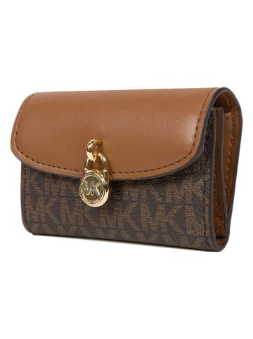 Michael Kors Portemonnee bruin/lichtbruin - (B)12 x (H)8 x (D)4 cm