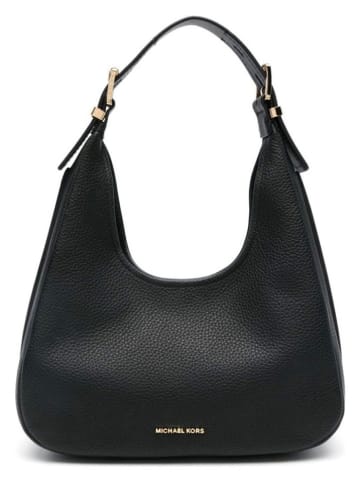 Michael Kors Leder-Schultertasche in Schwarz - (B)15 x (H)17 x (T)3 cm