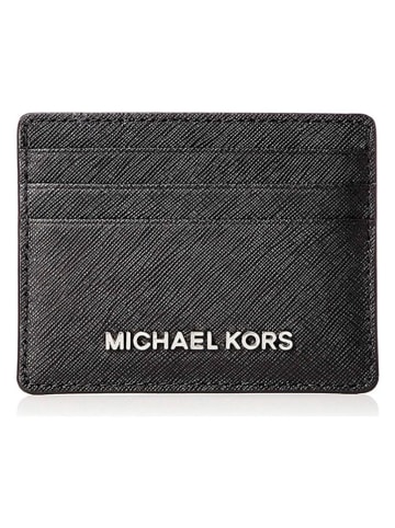 Michael Kors Leder-Kartenetui in Schwarz - (B)11 x (H)8 x (T)1 cm