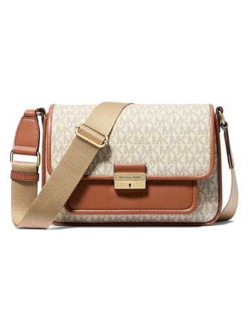 Michael Kors Umhängetasche in Creme/ Hellbraun - (B)24 x (H)16 x (T)8 cm