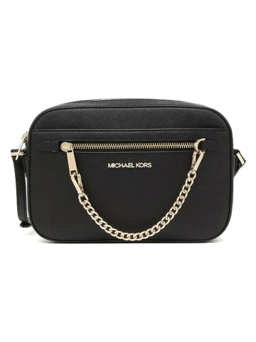 Michael Kors Leder-Umhängetasche in Schwarz - (B)24 x (H)16 x (T)5,5 cm