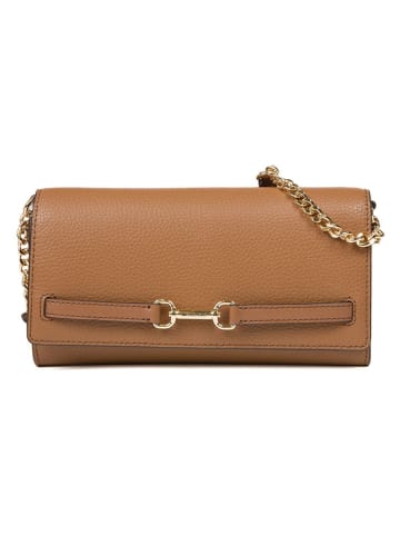 Michael Kors Leren schoudertas lichtbruin - (B)21 x (H)20 x (D)11 cm